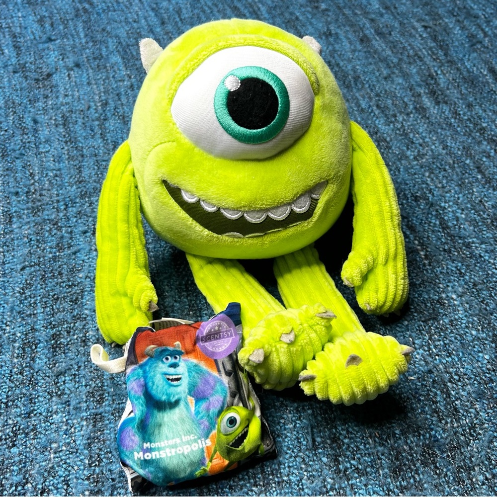 Scentsy x Disney Monsters Inc Mike Wazowski Scentsy Buddy Plush with Scent Pack